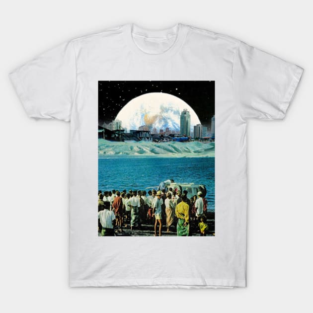 Ocean View T-Shirt by stellarcollages